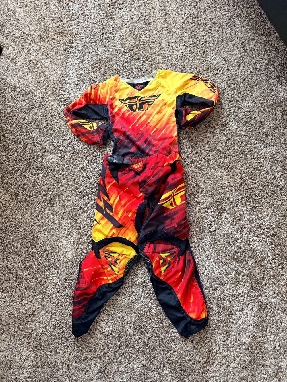 Fly Racing Kentic Glitch Moto Pants and Jersey